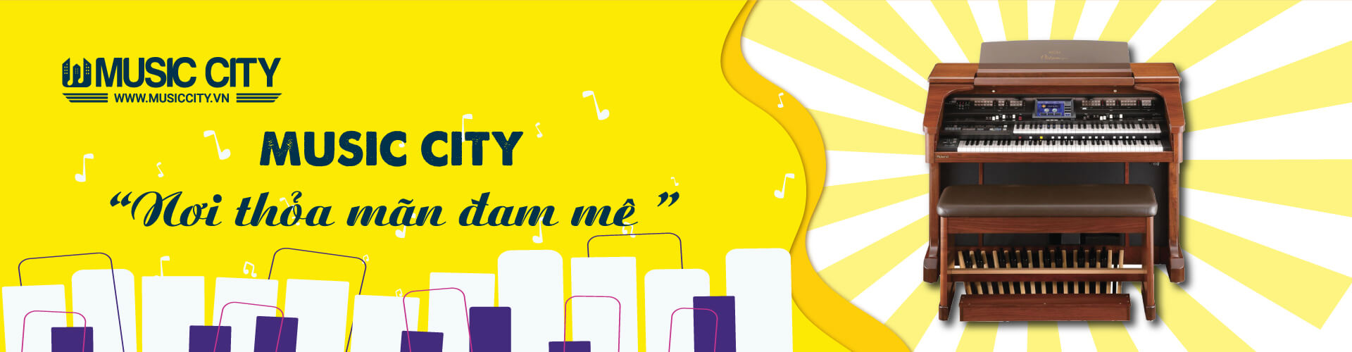 Music City – Tổng Kho Piano, Guitar, Organ | Dịch Vụ Giáo Dục Âm Nhạc