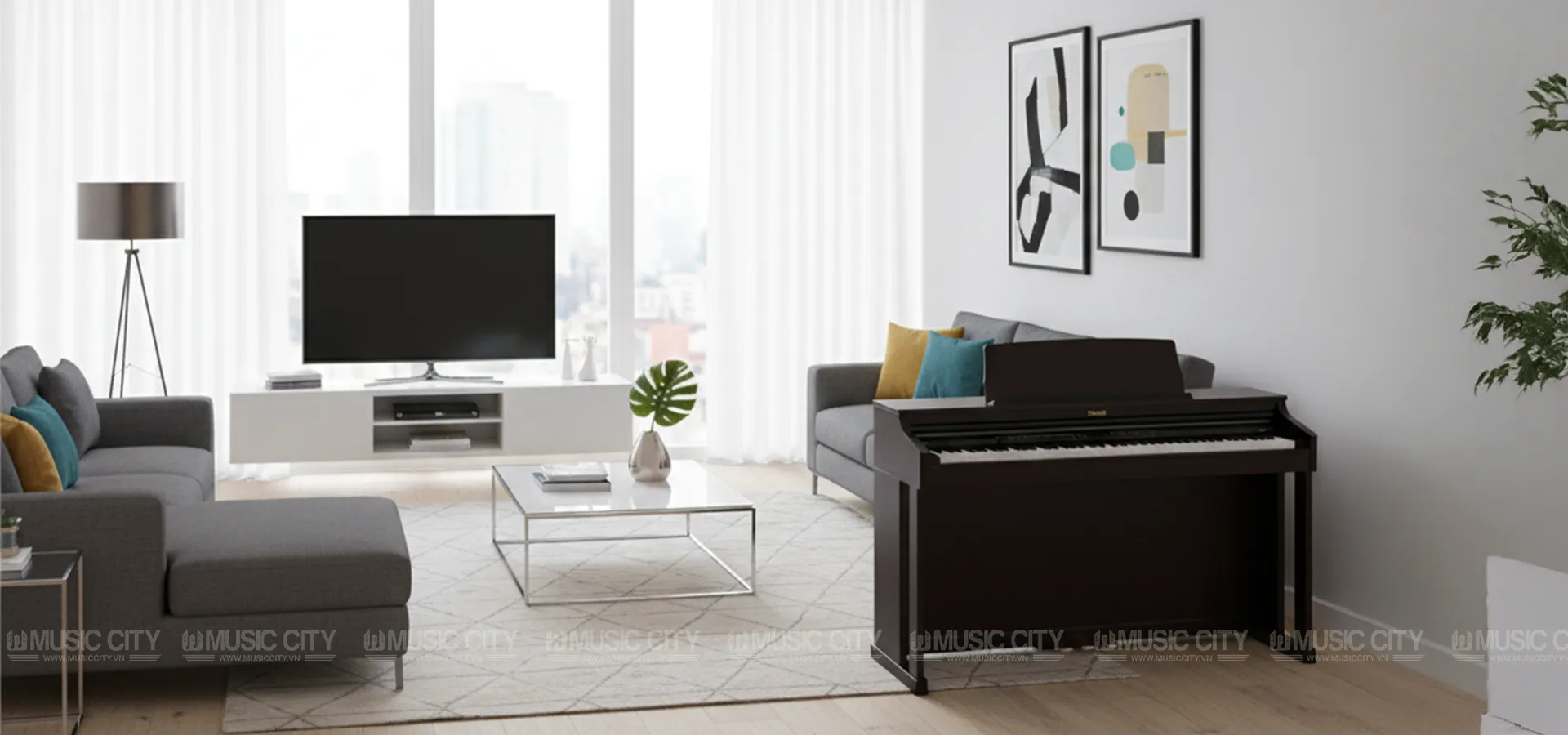Hình ảnh Đàn Piano Roland HP203 tại Music City dan-piano-roland-hp203-musiccity