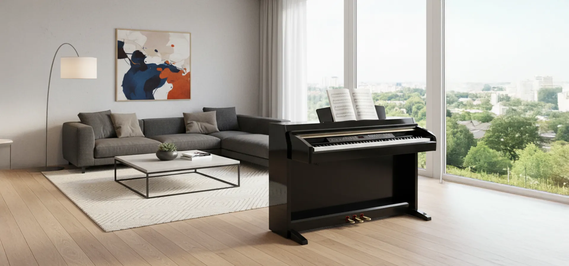 Hình ảnh Đàn Piano Yamaha CLP240 tại Music City dan-piano-yamaha-clp240-musiccity