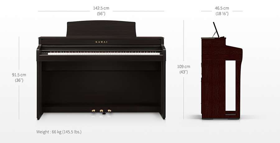Hình ảnh Đàn Piano Kawai CA59 tại Music City