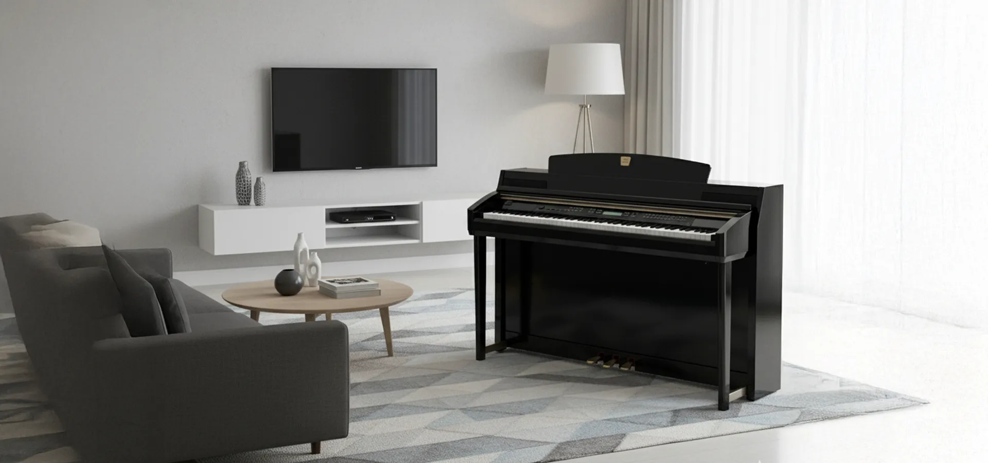 Hình ảnh Đàn Piano Yamaha CLP280 tại Music City dan-piano-yamaha-clp280C-musiccity