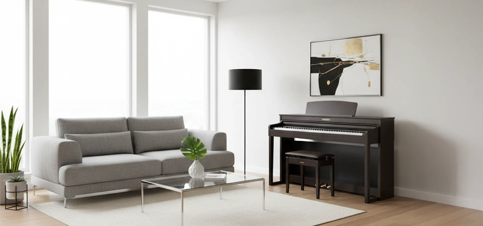 Hình ảnh Đàn Piano Yamaha CLP440 tại Music City dan-piano-yamaha-clp440C-musiccity