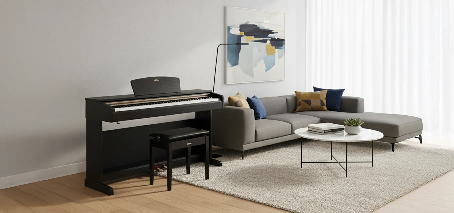 Hình ảnh Đàn Piano Yamaha YDP160 tại Music City dan-piano-yamaha-ydp160C-musiccity