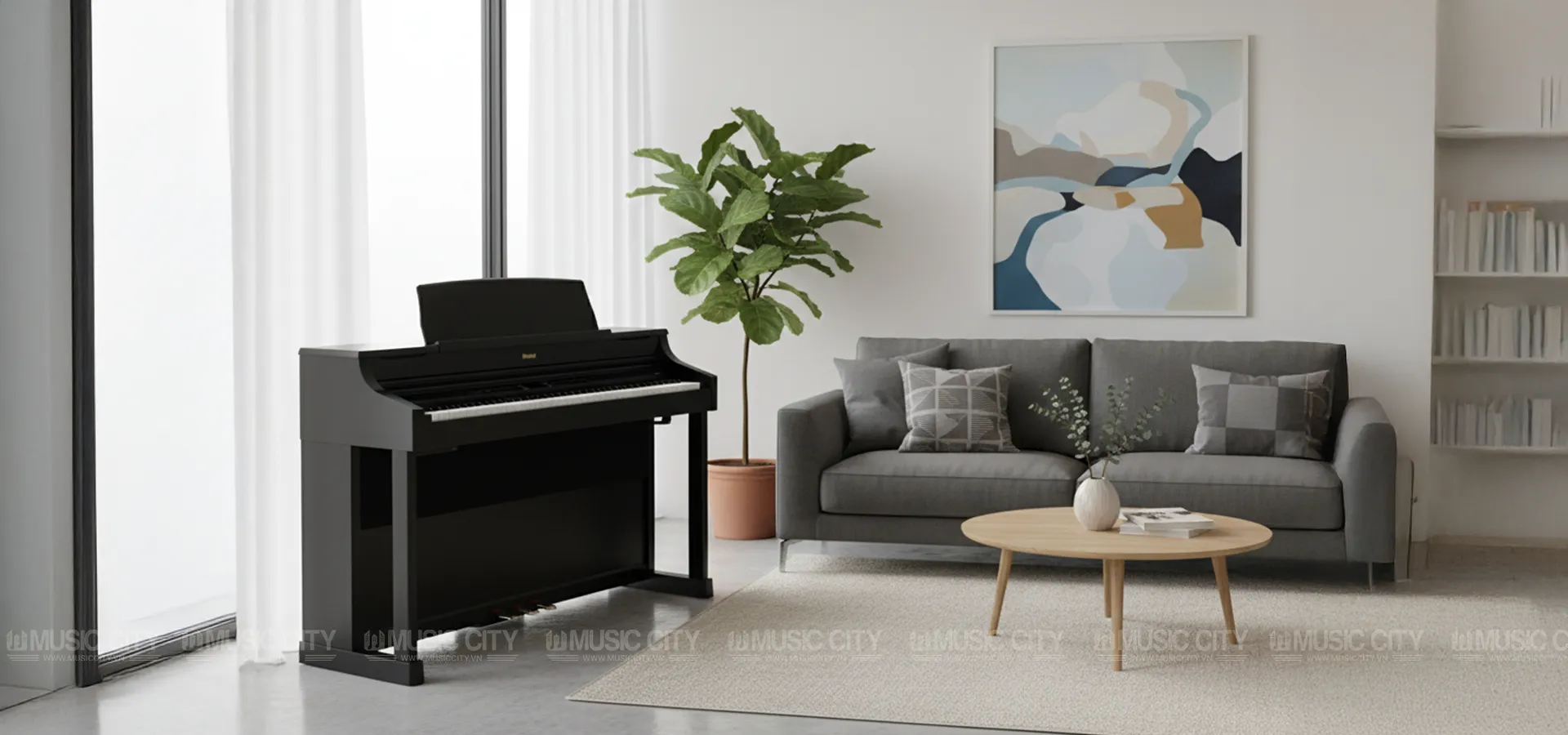 Hình ảnh Đàn Piano Roland HP207 tại Music City dan-piano-roland-hp207-musiccity