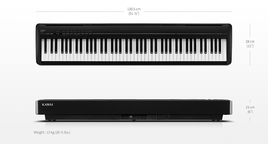 Hình ảnh đàn piano kawai es120 tại Music City - Ảnh musiccity.vn