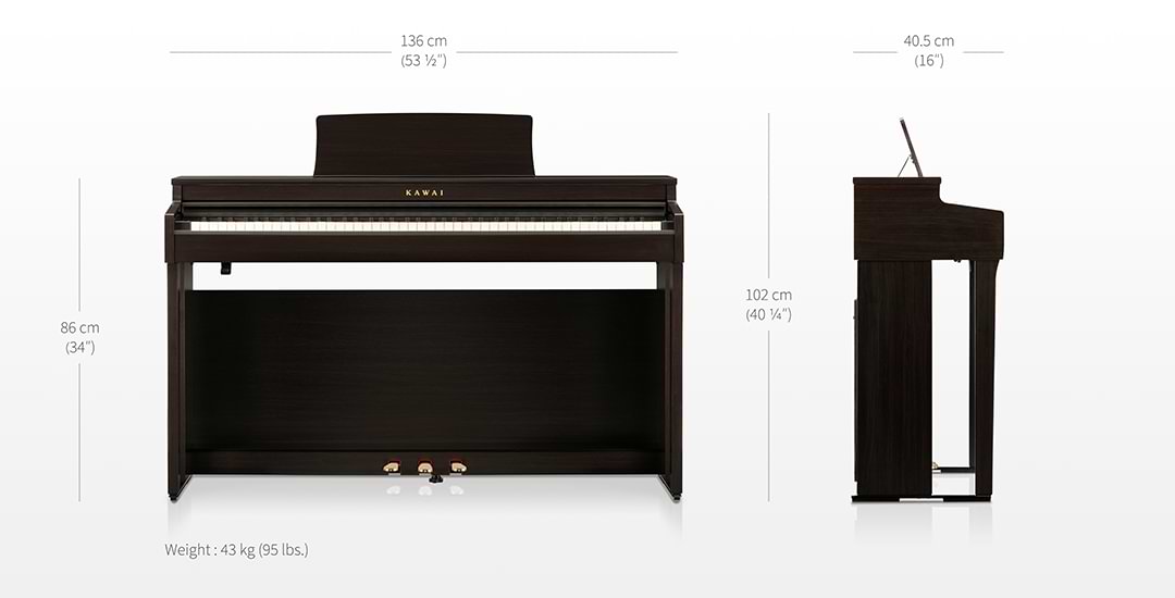 Hình ảnh đàn piano kawai cn201 tại Music City - Ảnh musiccity.vn