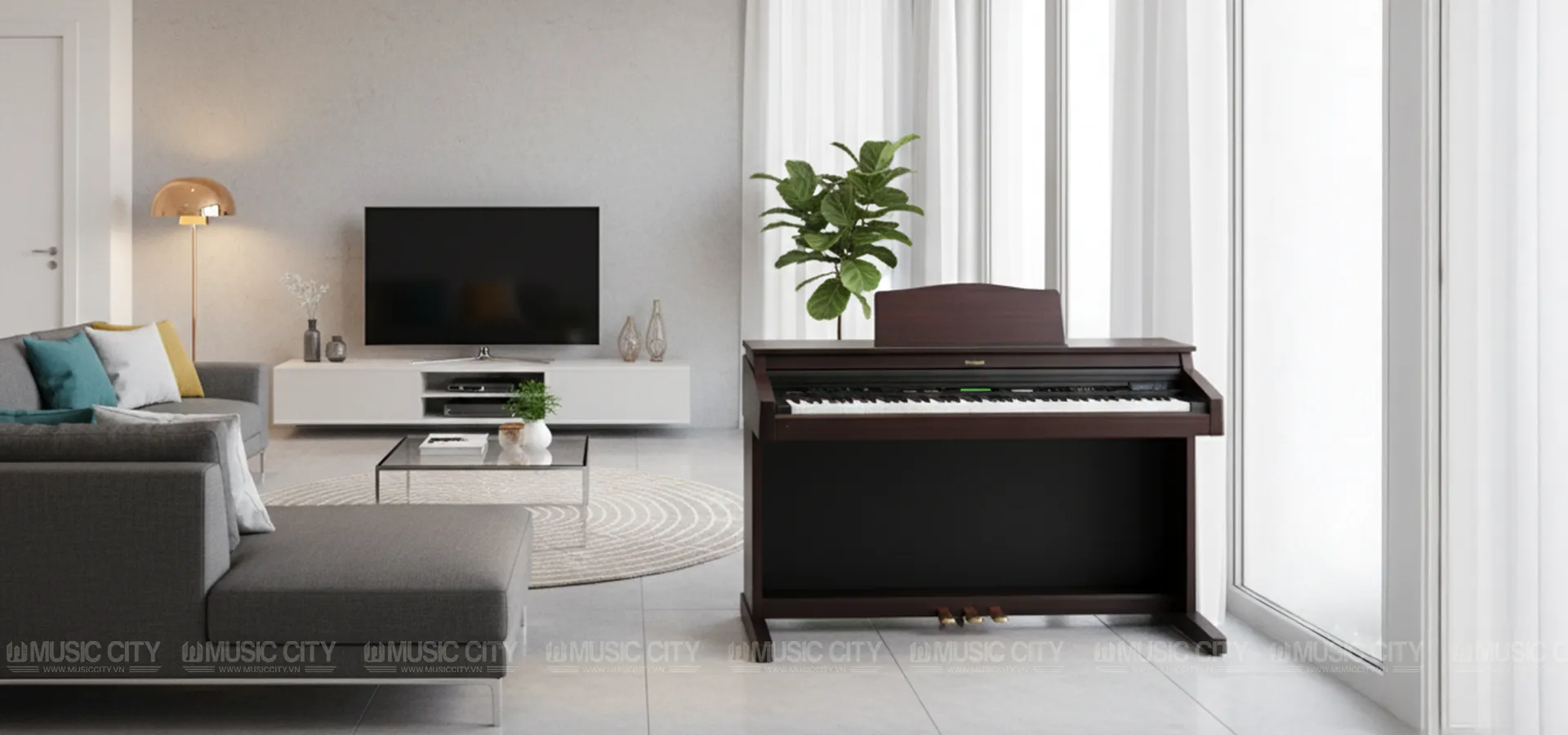 Hình ảnh Đàn Piano Roland KR277 tại Music City dan-piano-roland-kr277-musiccity