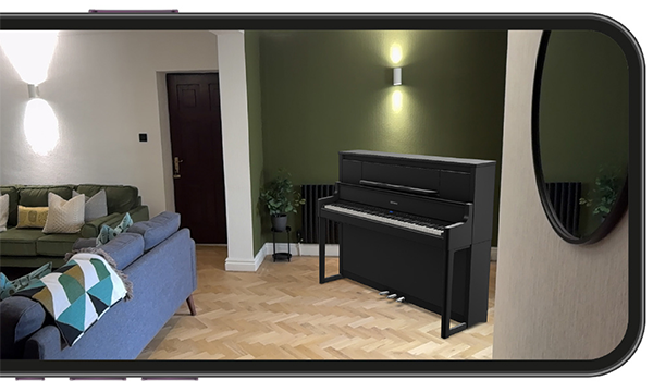 Hình ảnh đàn piano roland LX5 tại Music City - Ảnh Musiccity.vn