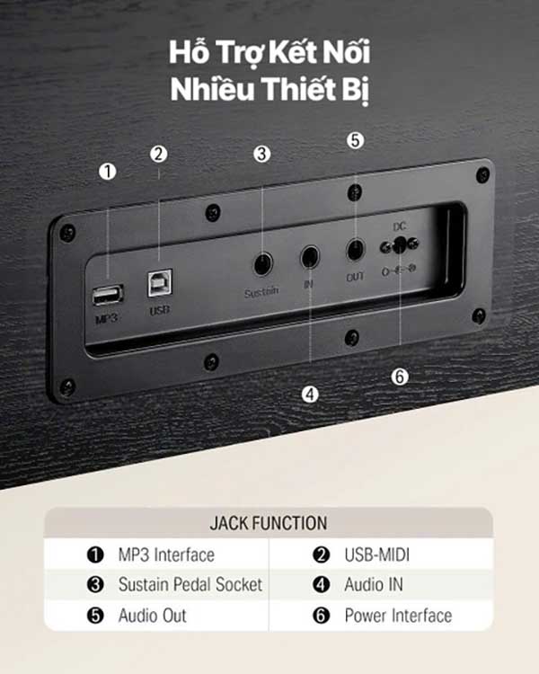 Đàn Piano Eterna AS1500 - Ảnh musiccity.vn