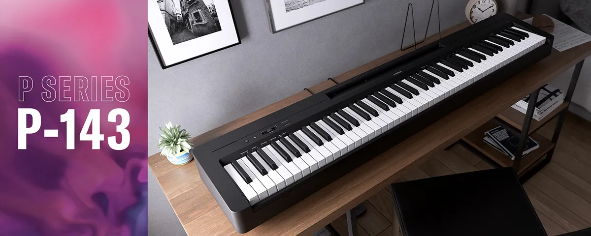 Hình ảnh Đàn Piano Yamaha P143 -Musiccity.vn dan-piano-yamaha-p143-musiccity