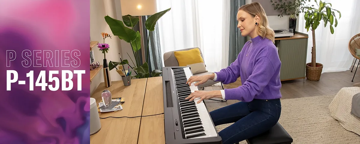 Hình ảnh Đàn Piano Yamaha P145 -Musiccity.vn dan-piano-yamaha-p145-musiccity