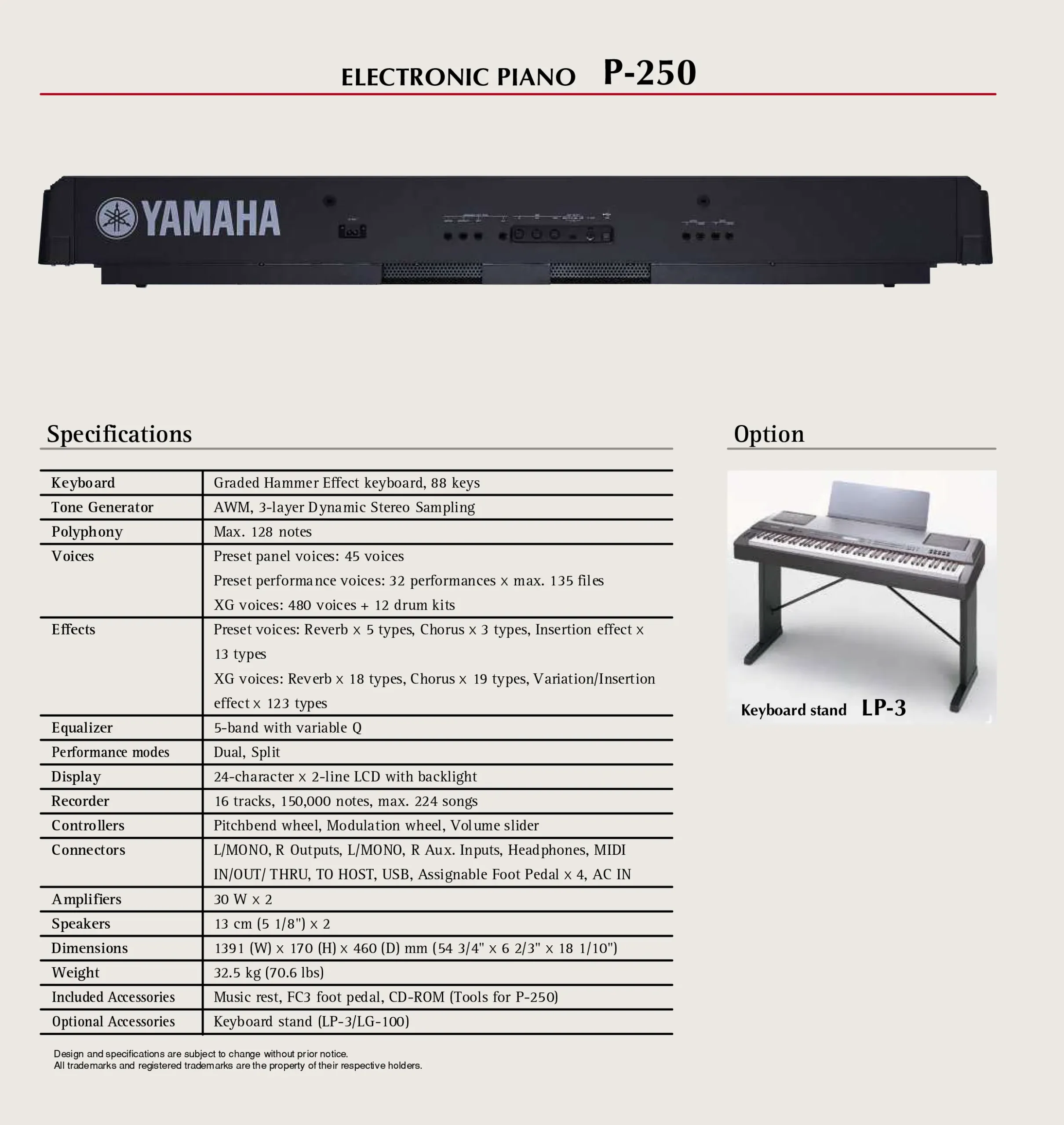 thong-so-ki-thuat-dan-piano-yamaha-p250-musiccity